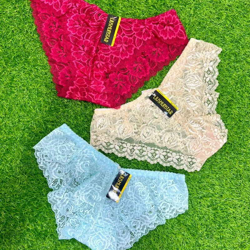 Net Panties 4 Piece Set