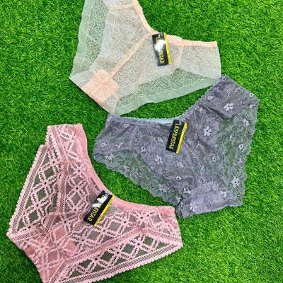 Net Panties 4 Piece Set